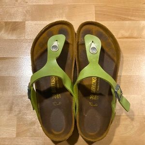 Green Birkenstocks